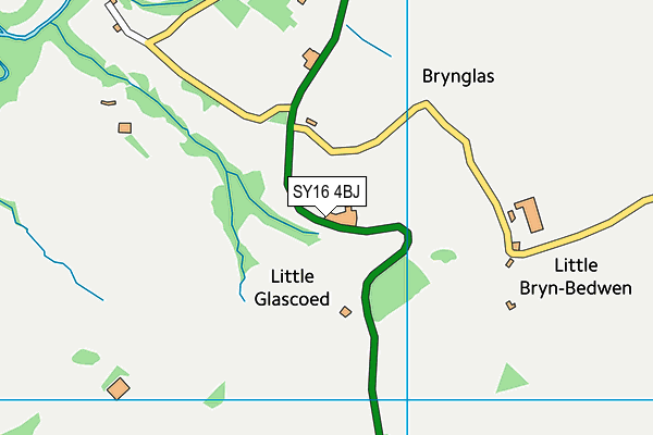 SY16 4BJ map - OS VectorMap District (Ordnance Survey)