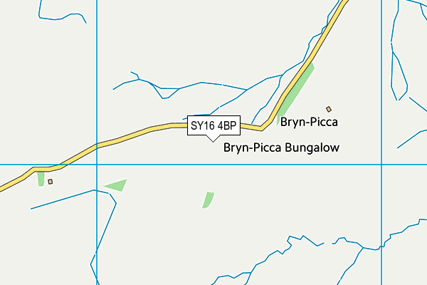 SY16 4BP map - OS VectorMap District (Ordnance Survey)