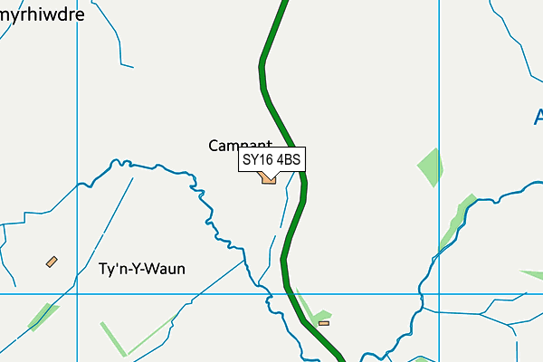SY16 4BS map - OS VectorMap District (Ordnance Survey)
