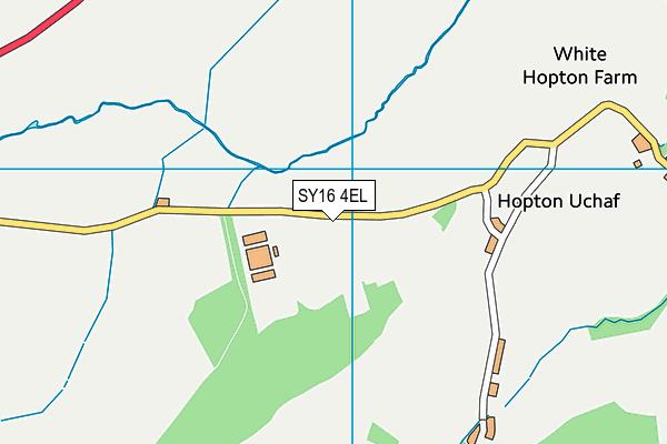 SY16 4EL map - OS VectorMap District (Ordnance Survey)