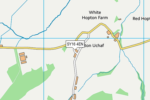 SY16 4EN map - OS VectorMap District (Ordnance Survey)