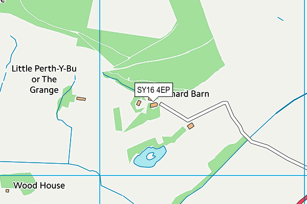 SY16 4EP map - OS VectorMap District (Ordnance Survey)