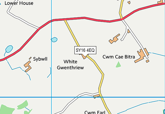 SY16 4EQ map - OS VectorMap District (Ordnance Survey)