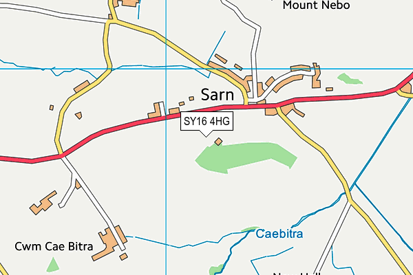 SY16 4HG map - OS VectorMap District (Ordnance Survey)