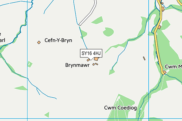 SY16 4HJ map - OS VectorMap District (Ordnance Survey)