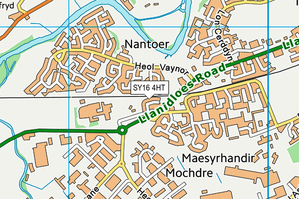 SY16 4HT map - OS VectorMap District (Ordnance Survey)