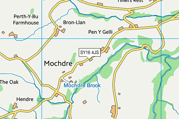 SY16 4JS map - OS VectorMap District (Ordnance Survey)