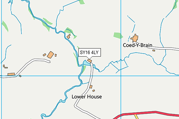 SY16 4LY map - OS VectorMap District (Ordnance Survey)