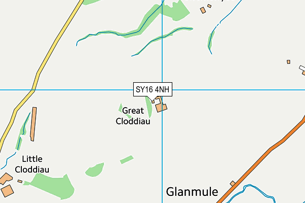SY16 4NH map - OS VectorMap District (Ordnance Survey)
