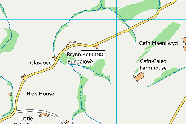 SY16 4NQ map - OS VectorMap District (Ordnance Survey)