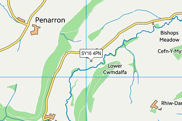 SY16 4PN map - OS VectorMap District (Ordnance Survey)