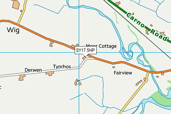 SY17 5HP map - OS VectorMap District (Ordnance Survey)