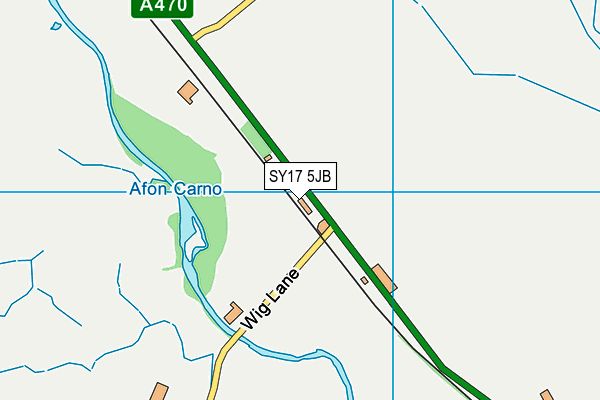 SY17 5JB map - OS VectorMap District (Ordnance Survey)