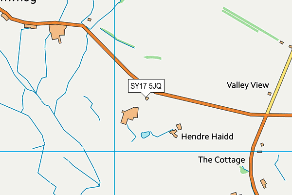 SY17 5JQ map - OS VectorMap District (Ordnance Survey)