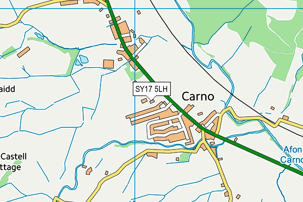 SY17 5LH map - OS VectorMap District (Ordnance Survey)