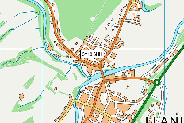 SY18 6HH map - OS VectorMap District (Ordnance Survey)