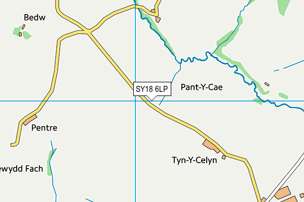 SY18 6LP map - OS VectorMap District (Ordnance Survey)