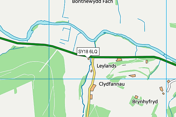 SY18 6LQ map - OS VectorMap District (Ordnance Survey)