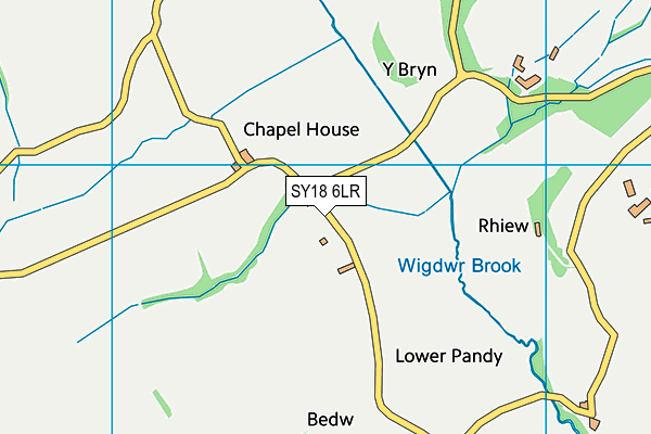 SY18 6LR map - OS VectorMap District (Ordnance Survey)