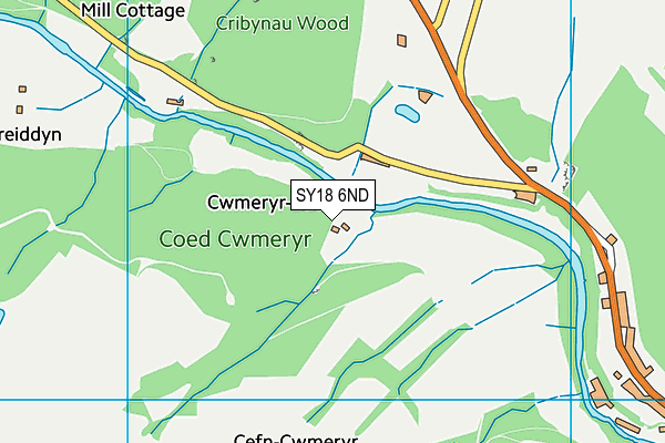 SY18 6ND map - OS VectorMap District (Ordnance Survey)