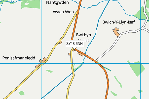 SY18 6NH map - OS VectorMap District (Ordnance Survey)