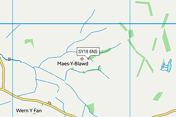 SY18 6NS map - OS VectorMap District (Ordnance Survey)