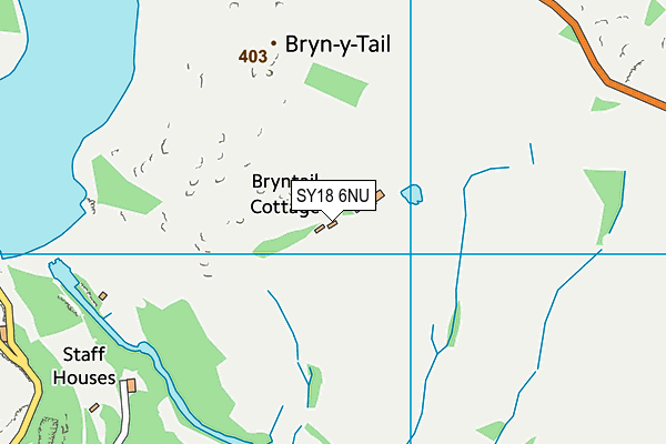 SY18 6NU map - OS VectorMap District (Ordnance Survey)