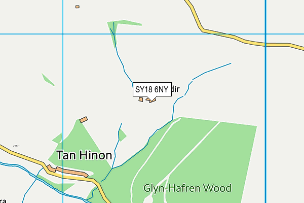 SY18 6NY map - OS VectorMap District (Ordnance Survey)