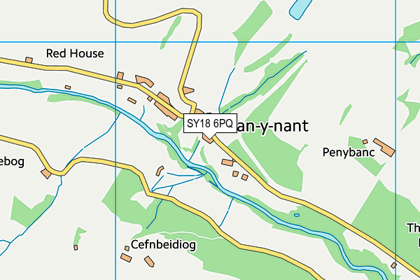 SY18 6PQ map - OS VectorMap District (Ordnance Survey)