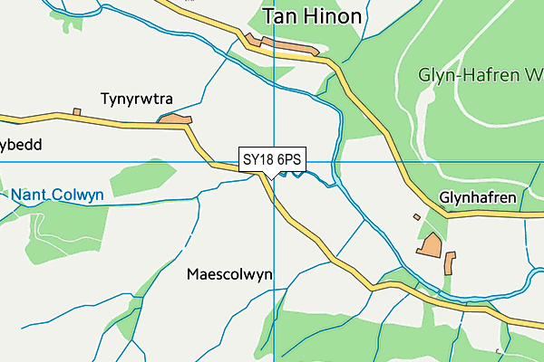 SY18 6PS map - OS VectorMap District (Ordnance Survey)