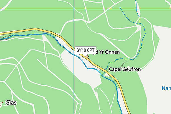SY18 6PT map - OS VectorMap District (Ordnance Survey)