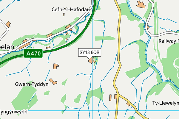SY18 6QB map - OS VectorMap District (Ordnance Survey)