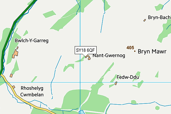 SY18 6QF map - OS VectorMap District (Ordnance Survey)