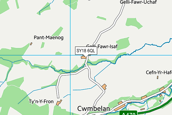 SY18 6QL map - OS VectorMap District (Ordnance Survey)