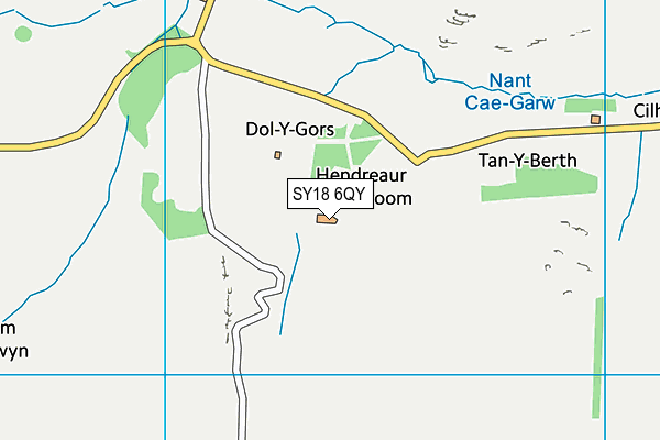 SY18 6QY map - OS VectorMap District (Ordnance Survey)