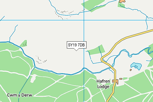 SY19 7DB map - OS VectorMap District (Ordnance Survey)