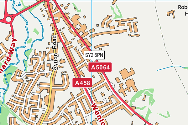 SY2 6PN map - OS VectorMap District (Ordnance Survey)