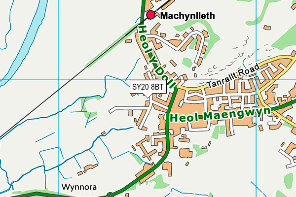 SY20 8BT map - OS VectorMap District (Ordnance Survey)