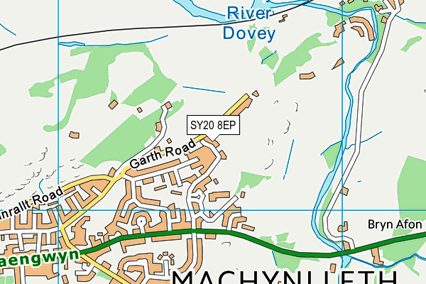 SY20 8EP map - OS VectorMap District (Ordnance Survey)