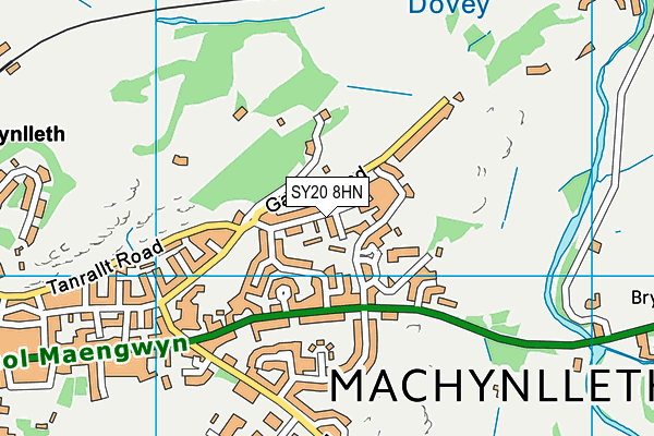 SY20 8HN map - OS VectorMap District (Ordnance Survey)