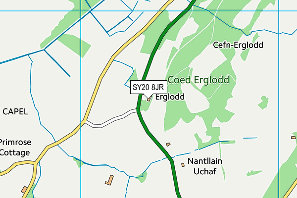 SY20 8JR map - OS VectorMap District (Ordnance Survey)