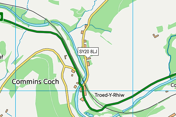 SY20 8LJ map - OS VectorMap District (Ordnance Survey)