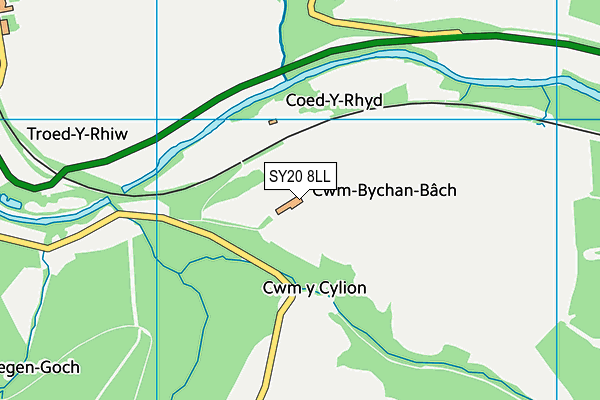 SY20 8LL map - OS VectorMap District (Ordnance Survey)