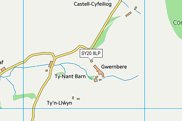 SY20 8LP map - OS VectorMap District (Ordnance Survey)