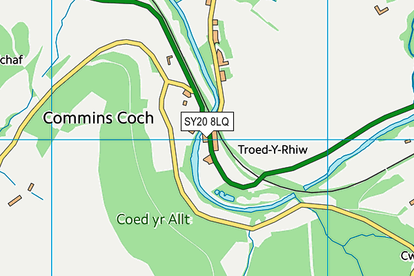 SY20 8LQ map - OS VectorMap District (Ordnance Survey)