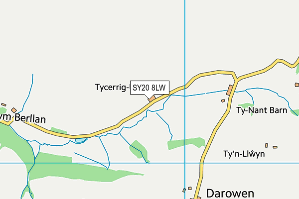 SY20 8LW map - OS VectorMap District (Ordnance Survey)