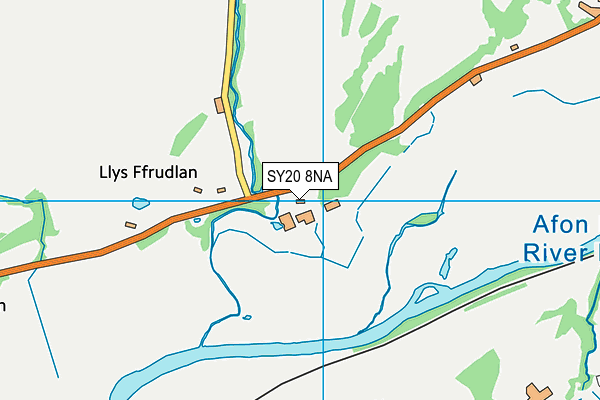 SY20 8NA map - OS VectorMap District (Ordnance Survey)