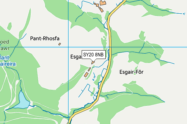 SY20 8NB map - OS VectorMap District (Ordnance Survey)