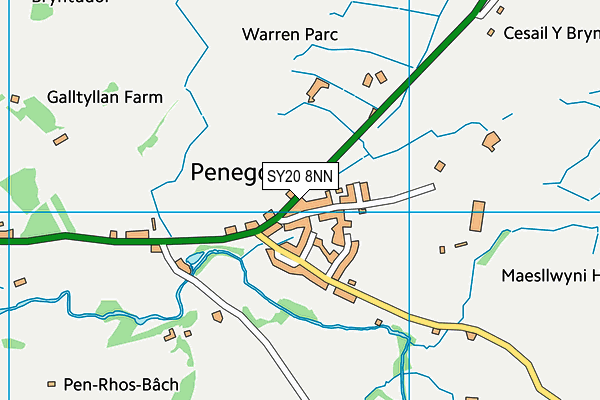 SY20 8NN map - OS VectorMap District (Ordnance Survey)