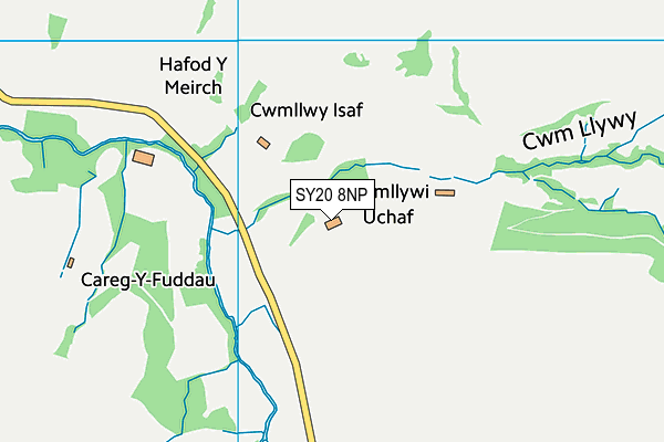 SY20 8NP map - OS VectorMap District (Ordnance Survey)